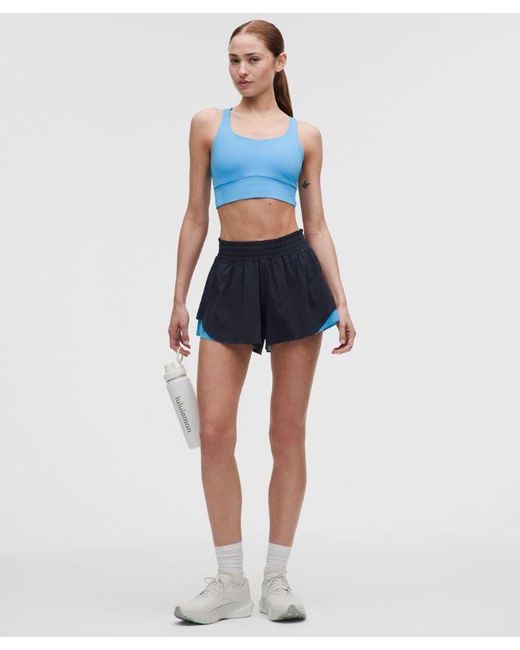 lululemon athletica Blue Shake It Out High-Rise Running Short 2.5"