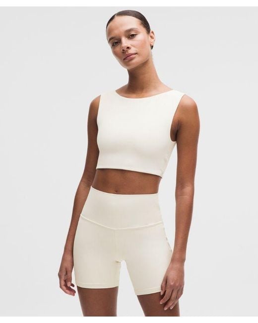lululemon athletica White – Bend This Boat And Scoop Sports Bra Light Support, A-C Cups – – Size Large/Xl