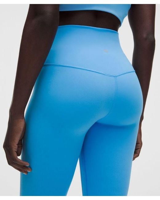 lululemon athletica Blue Align High-Rise Crop 23"
