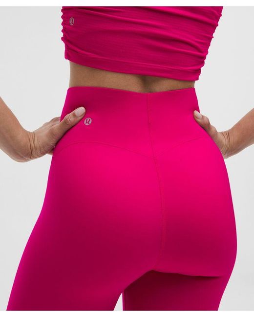 lululemon athletica Pink Glow Up Super-High-Rise Tight 25"