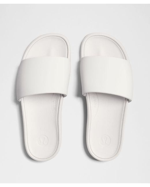 lululemon athletica White Restfeel Slide