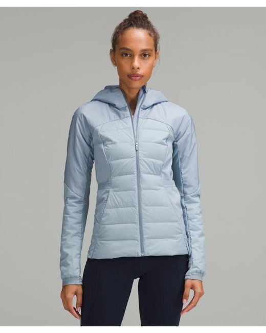 lululemon athletica Blue – Down For It All Jacket – /Pastel – Size 18