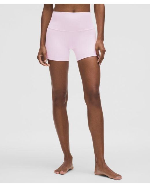 lululemon athletica White Align High-Rise Short 4"