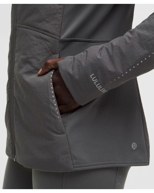 lululemon athletica Gray Another Mile Jacket