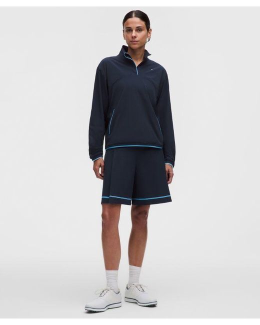 lululemon athletica Blue – Uv-Protective Lightweight Half Zip Long-Sleeve Top – –