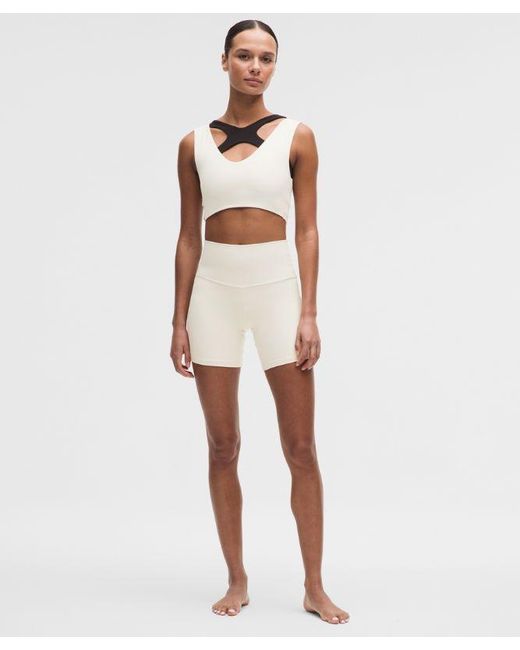 lululemon athletica White – Bend This Boat And Scoop Sports Bra Light Support, A-C Cups – – Size Large/Xl