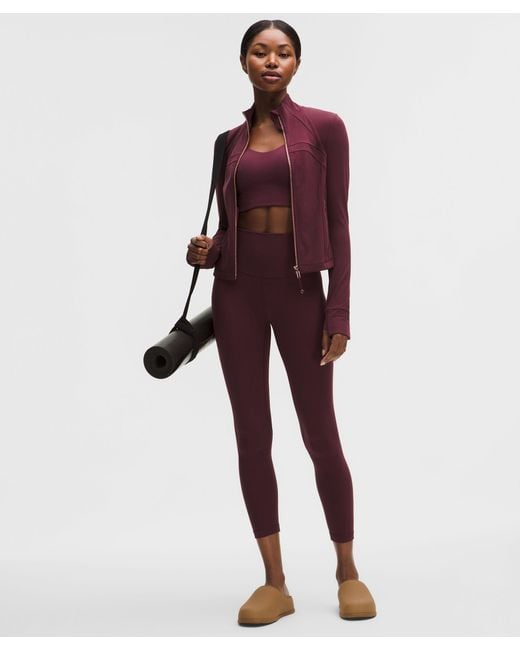 ジャケット・アウター Lululemon Athletica Cropped Jacket lululemon Define Cropped Jacket in Red | Lyst