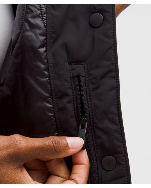 lululemon athletica Black Collegiate Bomber Jacket