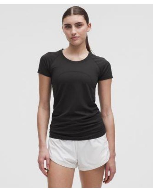 lululemon athletica Black Swiftly Tech Short Sleeve 2.0 Top