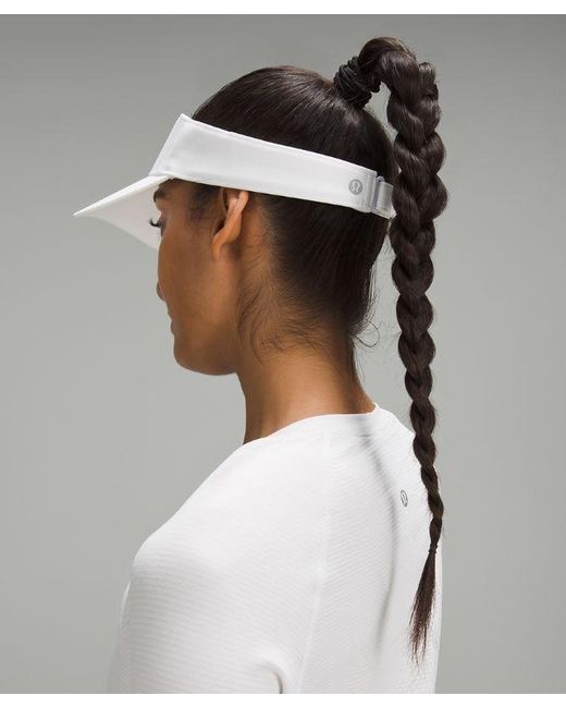 lululemon athletica White Removable Sweatband All-Sport Visor