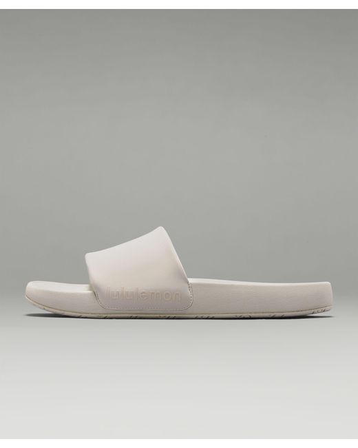 lululemon athletica Metallic – Restfeel Slides – – Size 12