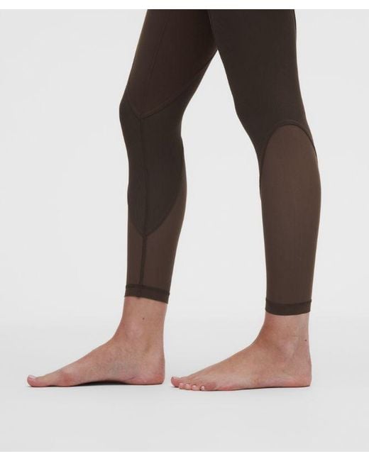 lululemon athletica Multicolor Nulu And Mesh No Line High-Rise Studio Tight 25"