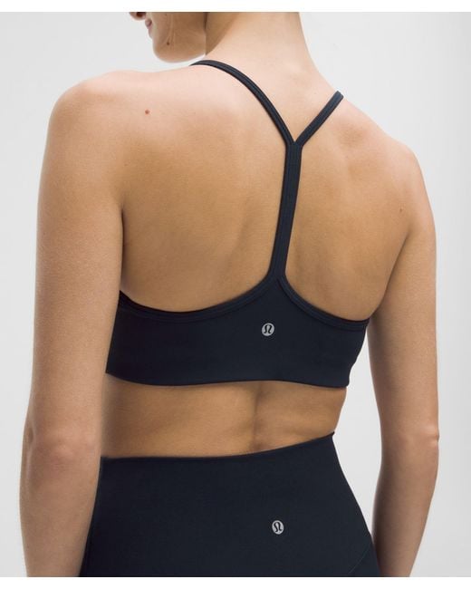 lululemon athletica Blue Flow Y Bra Light Support, A/B Cup