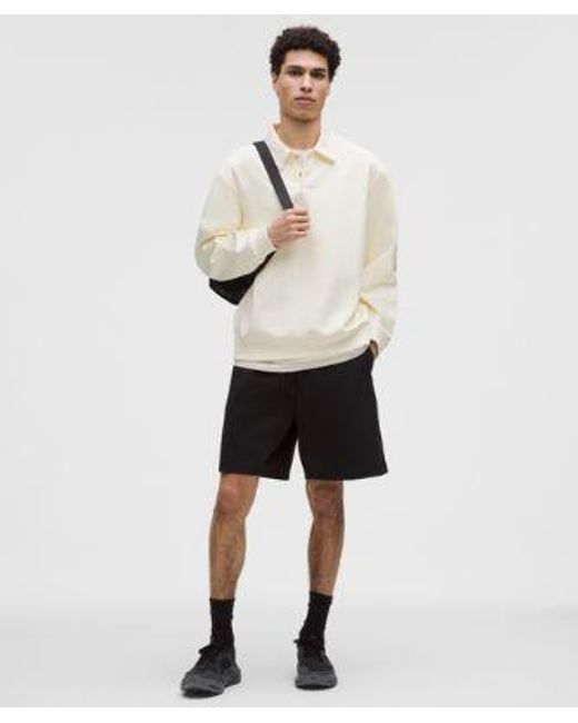 lululemon athletica White Grand Standard Long-Sleeve Polo for men