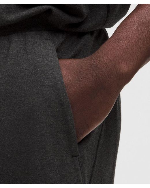 lululemon athletica Black Becalm Relaxed-Fit Short 7" for men