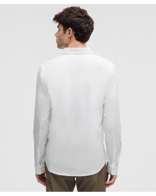 lululemon athletica White New Venture Classic Fit Shirt for men