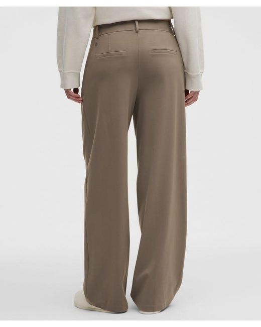 lululemon athletica Natural Daydrift High-Rise Wide-Leg Trouser