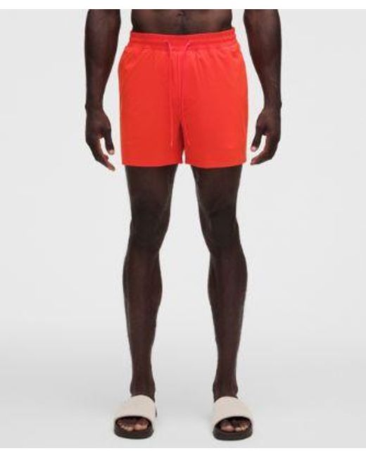 lululemon athletica White Swim Short 5" for men