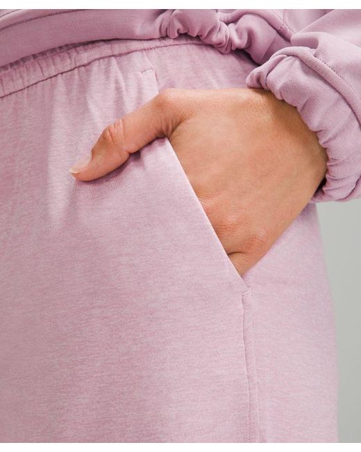 lululemon athletica Pink – Soft Jersey Straight-Leg Mid-Rise Pants Regular – – Size 16