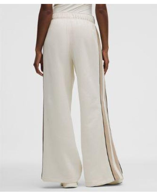 lululemon athletica Natural – Steady State Oversized Track Pants Stripe – Color Khaki/ – Size Large