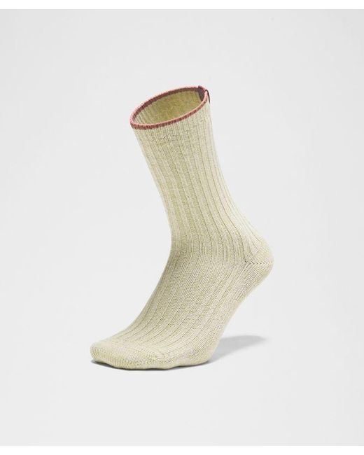 lululemon athletica White – Ragg Socks – – Size Large