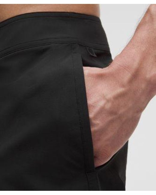 lululemon athletica Black Classic-Fit Linerless Board Short 7" for men