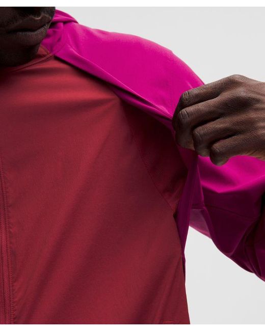 lululemon athletica Red – Fast And Free Packable Jacket – – Size Large for men