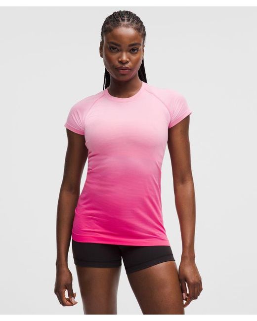 lululemon athletica Pink Swiftly Tech Short-Sleeve Shirt 2