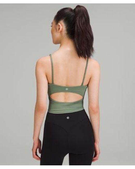 lululemon athletica Green – Breezethrough Tank Top Light Support, B/C Cup – /Pastel – Size 14