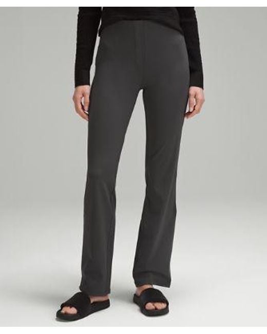 lululemon athletica Black Smooth Fit Pull-on High-rise Pants Regular