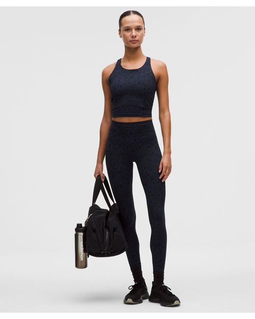 lululemon athletica Blue Wunder Train Racerback Tank Top