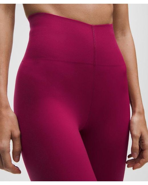 lululemon athletica Red Glow Up Super-High-Rise Tight 28"