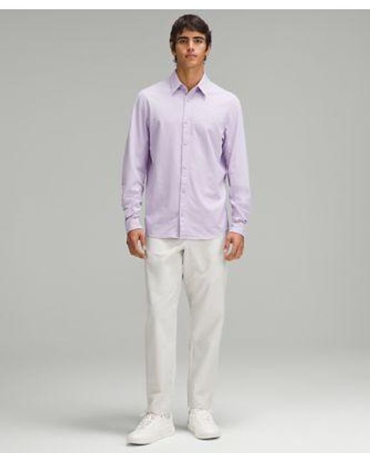 lululemon athletica Purple – Commission Long-Sleeve Shirt Wash – – for men