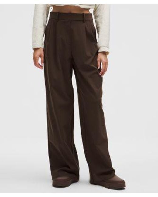 lululemon athletica White – Daydrift High-Rise Wide-Leg Trousers Regular – –
