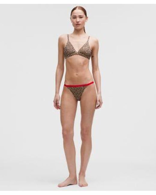 lululemon athletica Multicolor – Wundermost Ultra-Soft Nulu Spaghetti-Strap Triangle Bralette A/B Cup – Size 6