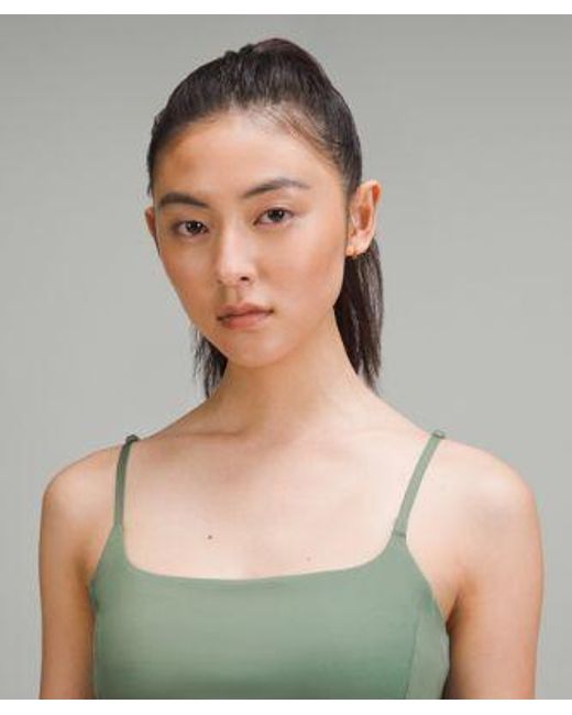 lululemon athletica Green – Breezethrough Tank Top Light Support, B/C Cup – /Pastel – Size 14