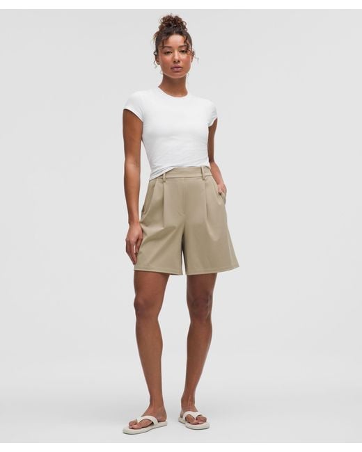 lululemon athletica White Organic Cotton Baby Tee