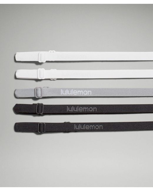 lululemon athletica Metallic Skinny Adjustable Headbands 5 Pack