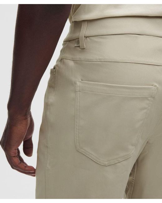 lululemon athletica Multicolor Abc Classic-fit 5 Pocket Trousers 32"l Warpstreme - Color Khaki - Size 28 for men