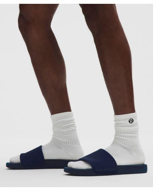 lululemon athletica Blue Restfeel Slide for men