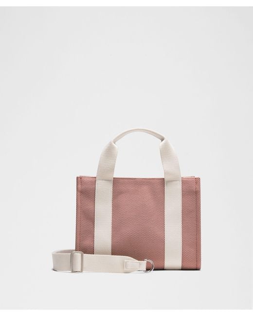 lululemon athletica Pink Two-Tone Canvas Mini Tote Bag 4.5L