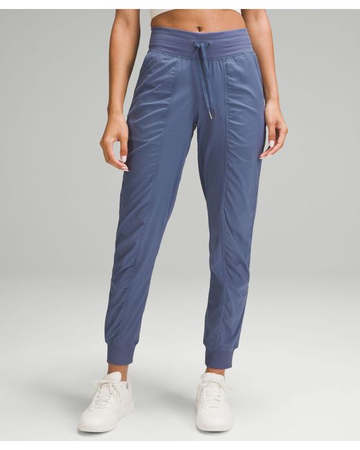 lululemon Dance Studio Mid Rise Joggers Full Length Size 16 in Blue Lyst