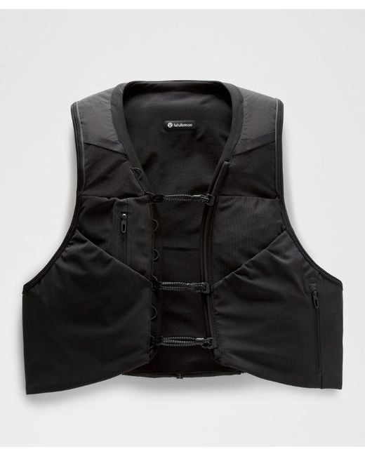 lululemon athletica Black – Fast And Free Trail Running Vest – – Size Medium/Large for men