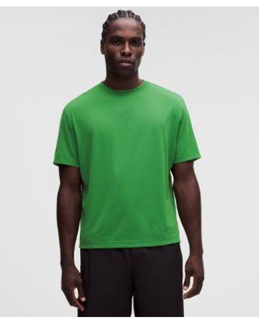 lululemon athletica Green – Easyset Training Short-Sleeve Shirt – – Size Large for men