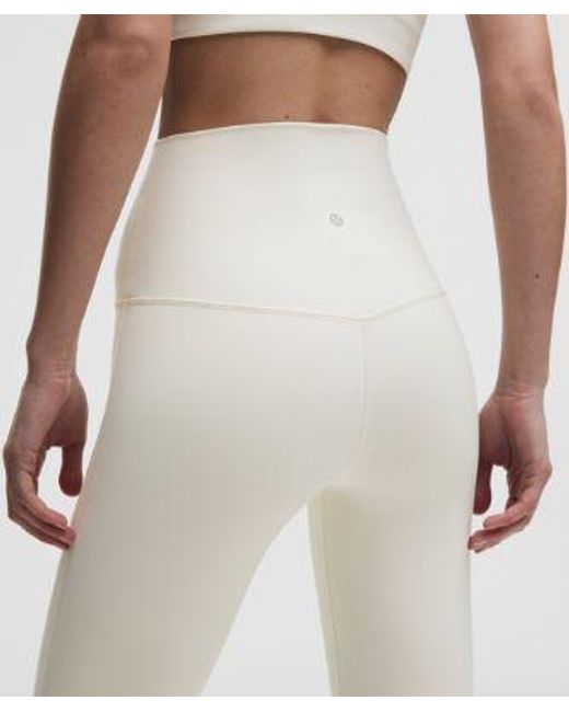 lululemon athletica White – Align Super-High-Rise Pants – 28" – – Size 4