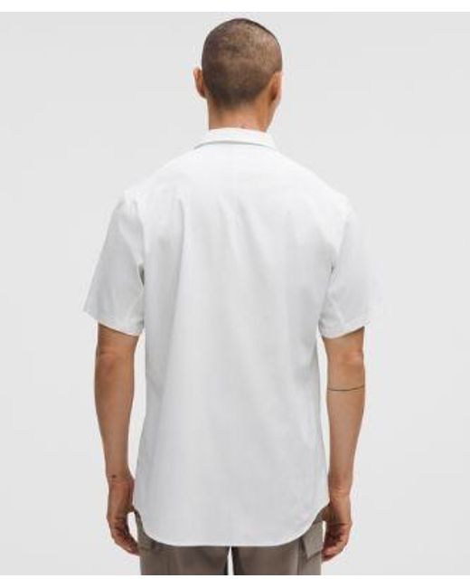 lululemon athletica Airing Easy Short-sleeve Shirt - Color White - Size L for men