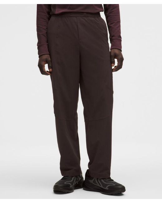 lululemon athletica Brown – Nylon Track Pants Slnsh Collection – – Size Large for men