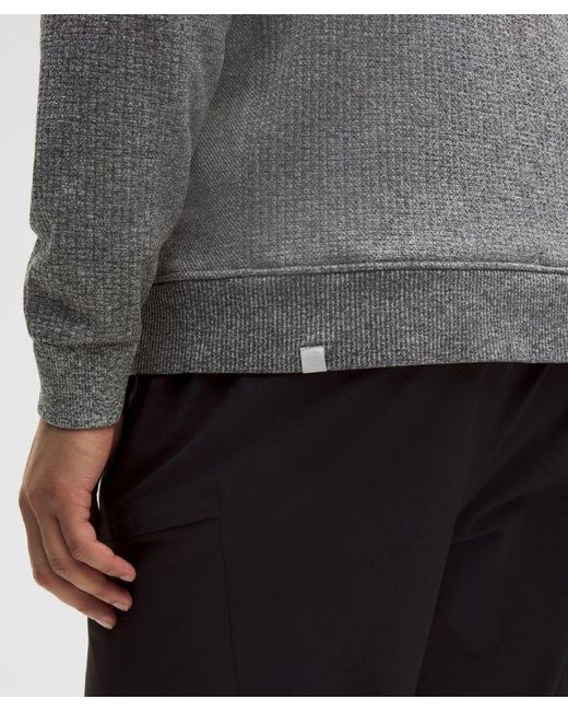 lululemon athletica Gray – Engineered Warmth Half Zip Sweatshirt – – Size Large for men