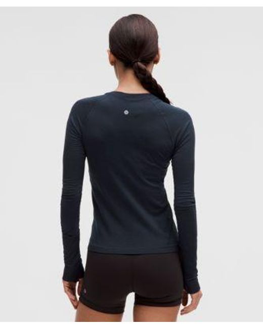 lululemon athletica Blue Swiftly Tech Long-Sleeve Shirt 2.0