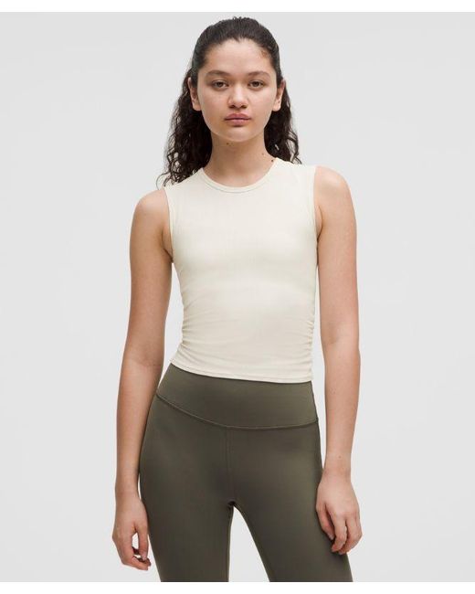 lululemon athletica Green All It Takes Back-Twist Ribbed Tank Top